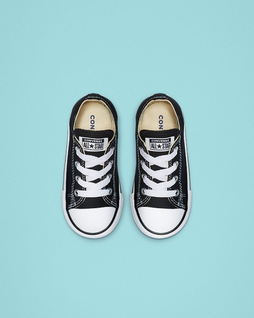 Girls' Converse Chuck Taylor All Star Classic Low Top Shoes Black | AU 54E06V